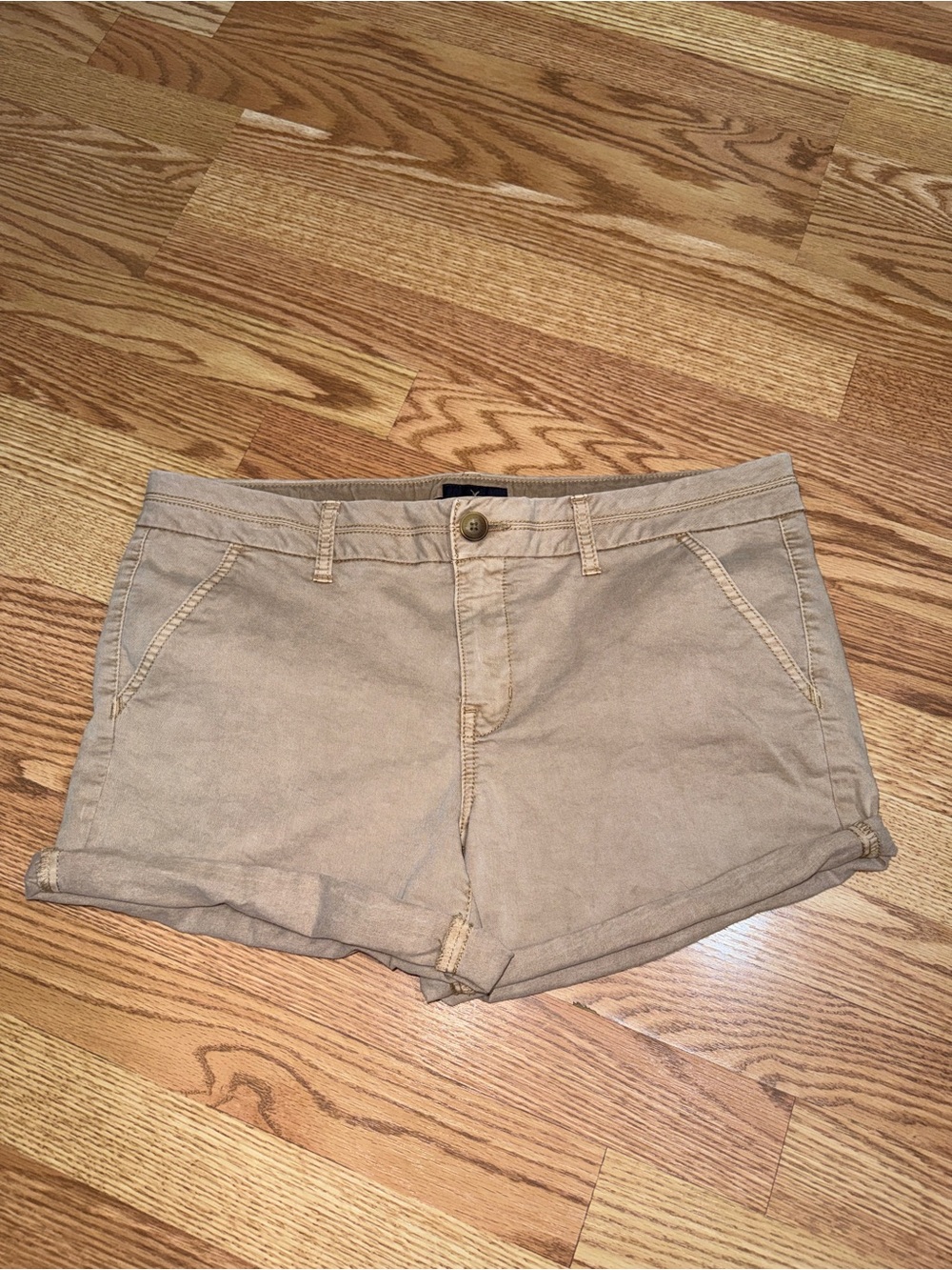 American Eagle Outfitters Khaki Chino Shorts